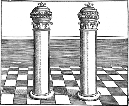 The Brass Pillars Named Jachin and Boaz