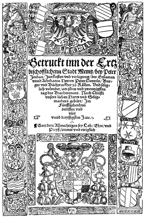 Historiated Title-Page Border