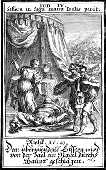 Jael Shows Barak the Body of Sisera