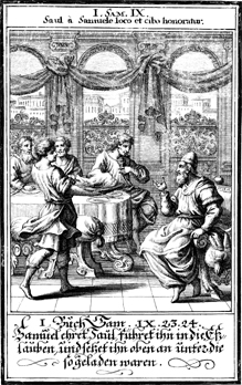 Samuel Feasts with Saul