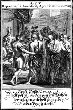 Apostles Before Sanhedrin
