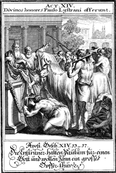 Paul and Barnabas Confront the Priest of Zeus