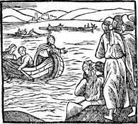 Jesus Teaches from a Boat