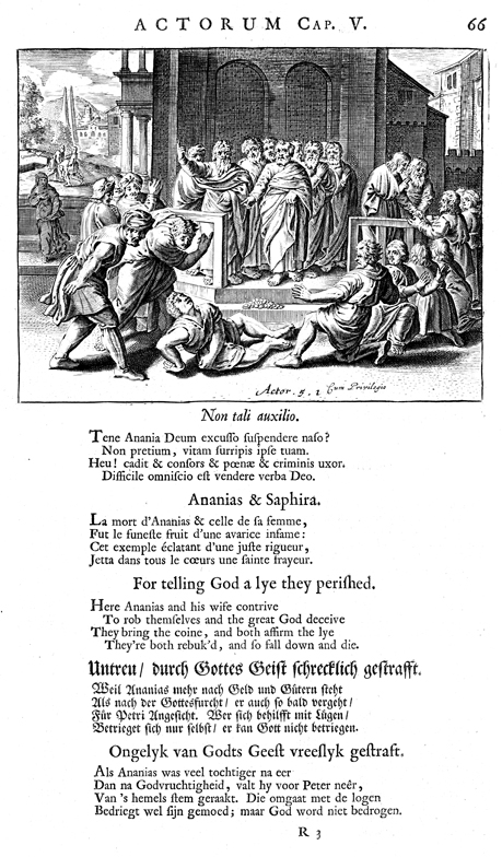 Ananias and Sapphira