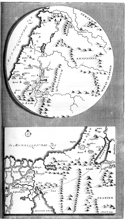 Maps of Canaan and the Sinai Peninsula