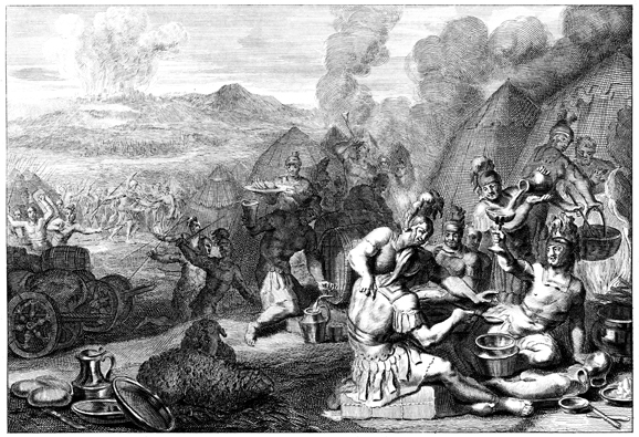 David Defeats the Amalekites