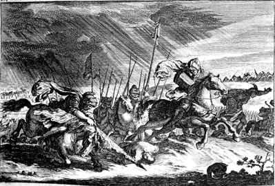 Josiah Wounded in Battle