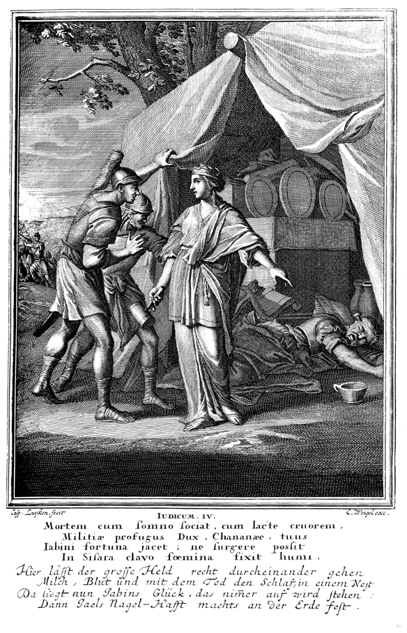 Jael Shows Barak the Body of Sisera 
