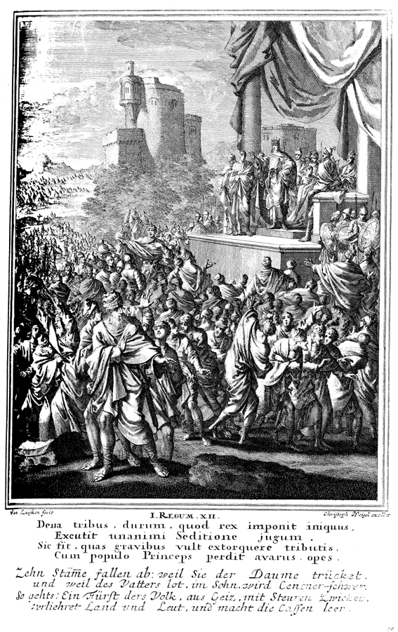 Israel Rebels Against Rehoboam