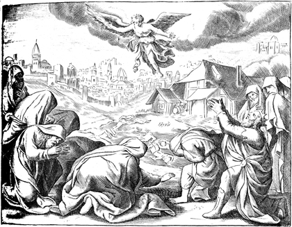 God Smites Israel with a Deadly Plague