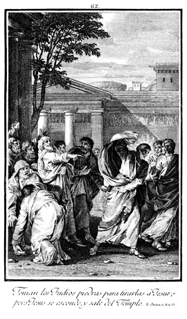 Jesus Threatened with Stoning