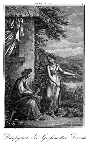 Ruth and Naomi in Bethlehem