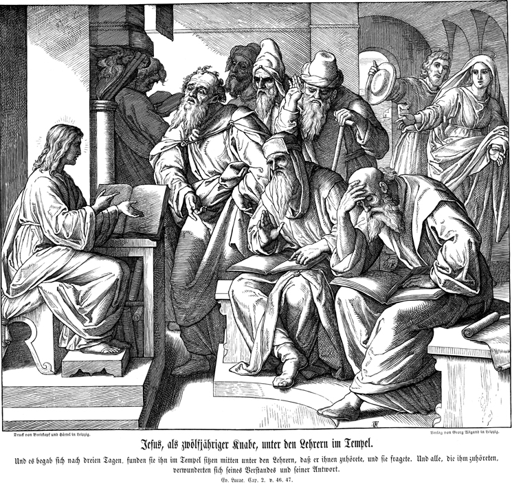 The Young Jesus in the Temple