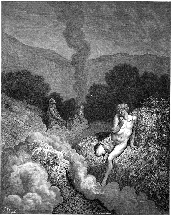 Cain and Abel Offer Sacrifices