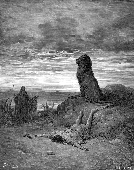 A Lion Slays the Man of God