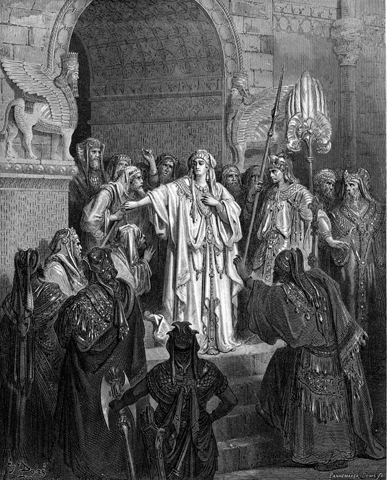 Queen Vashti Refuses to Obey the Command of Ahasuerus