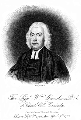 Portrait of William Grimshaw, B.A.