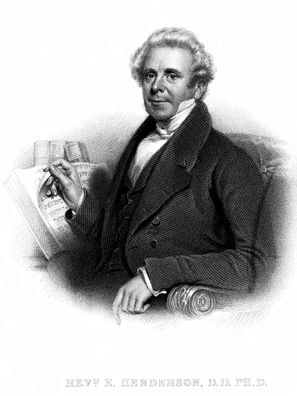 Portrait of E. Henderson, D.D., Ph. D.