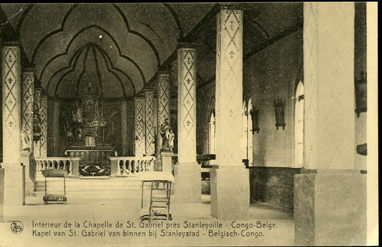 Interieur Chapelle de St. Gabriel (Interior View of the Chapel of St. Gabriel)
