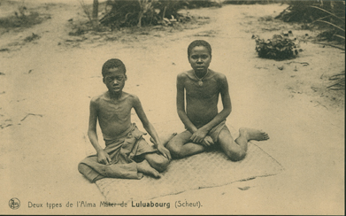 Deux Types de l'Alma Mater de Luluabourg (Two Boys of the Alma Mater of Luluabourg)
