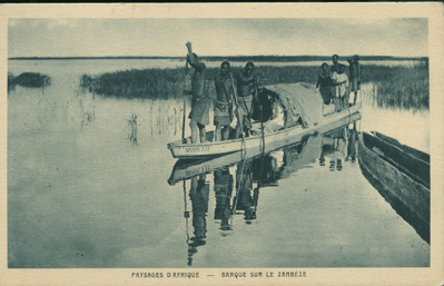 Barque sur le Zambeze (A Boat on the Zambeze)